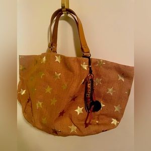 Pretty bag with gold stars